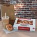 Krispy Kreme doughnuts and McDonald's products