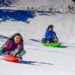 Sledding on Beech Mtn
