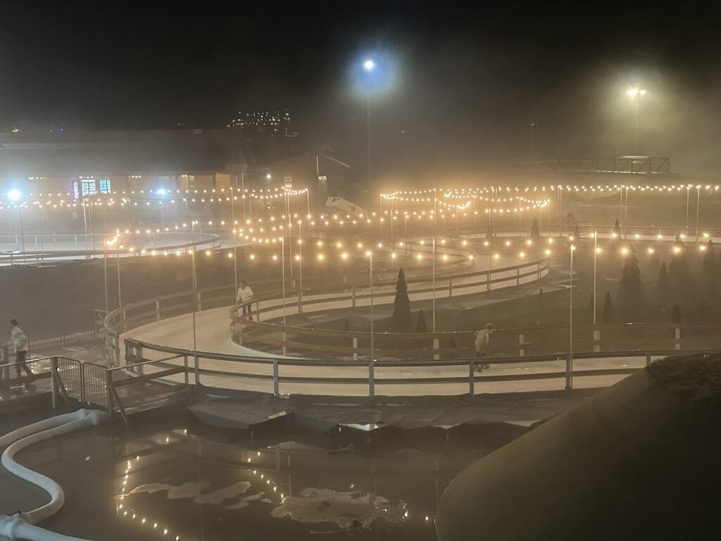 ice trail at Whitewater Center