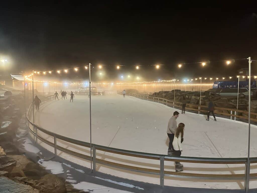 Ice skating rink at Whitewater Center