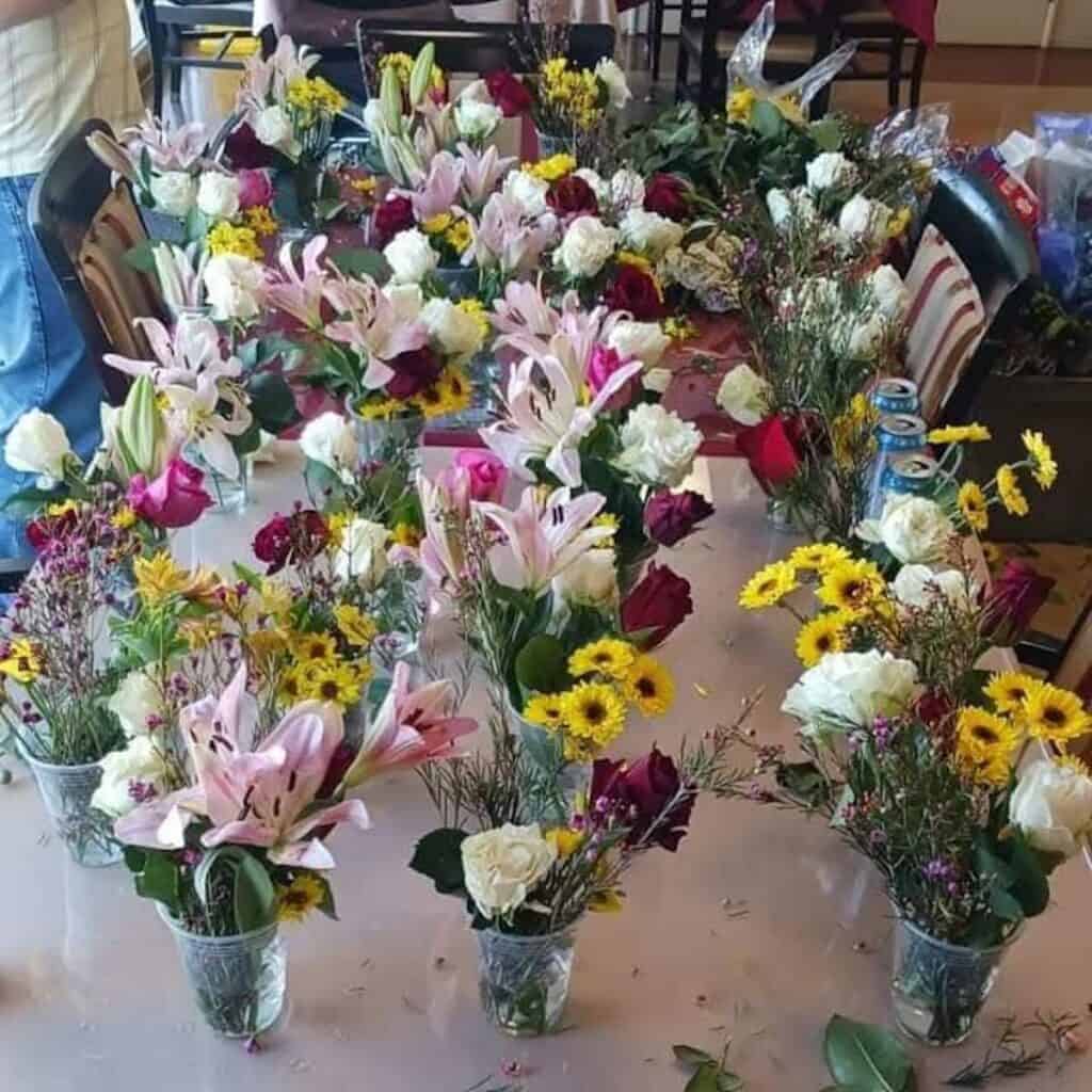 Flower arrangements