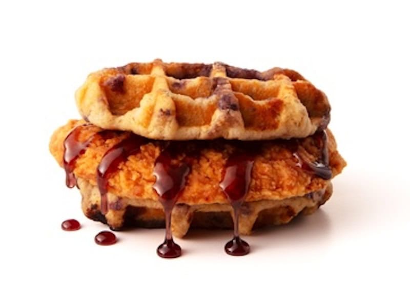 Chicken and BoBerry Waffle