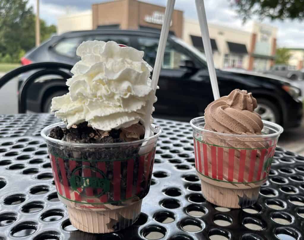 custard at Rita's Ice