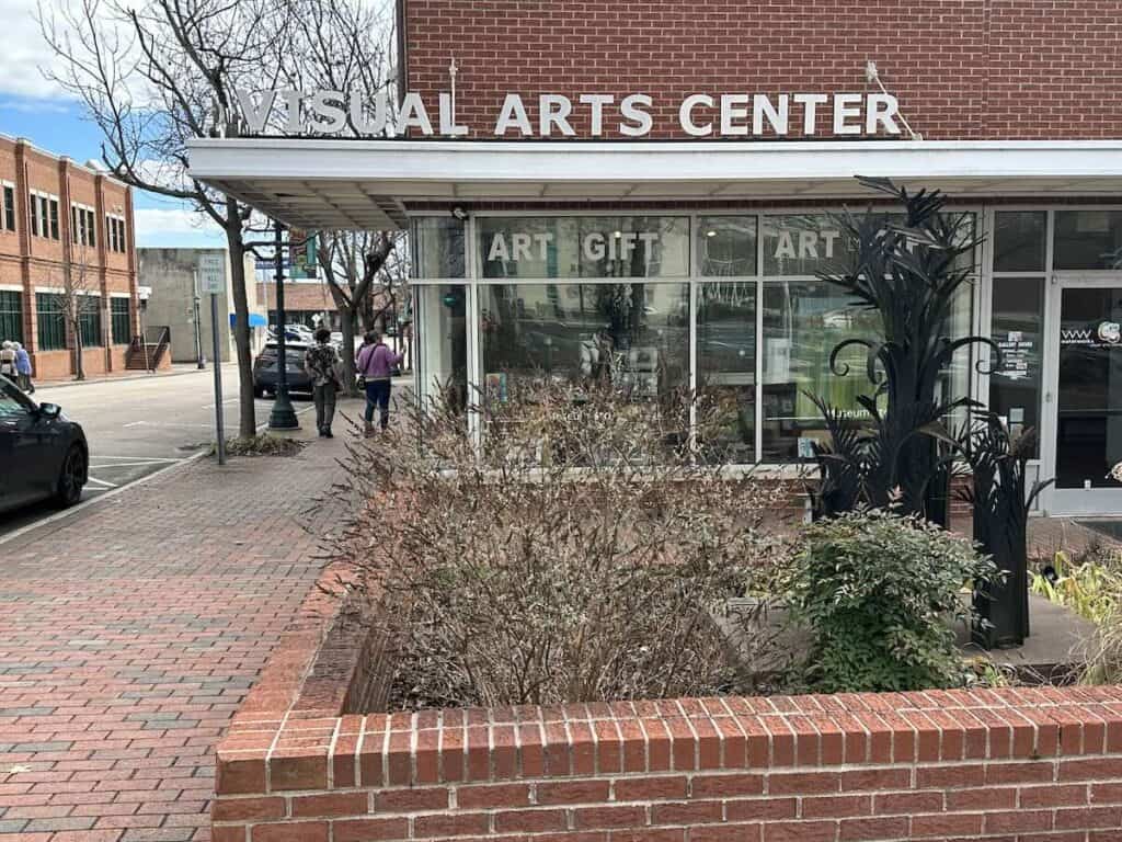 Exterior of Waterworks Visual Arts Center in Salisbury