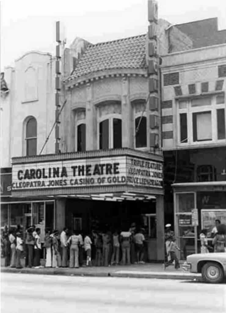 Exterior of Carolina Theatre