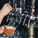 pouring beer from tap