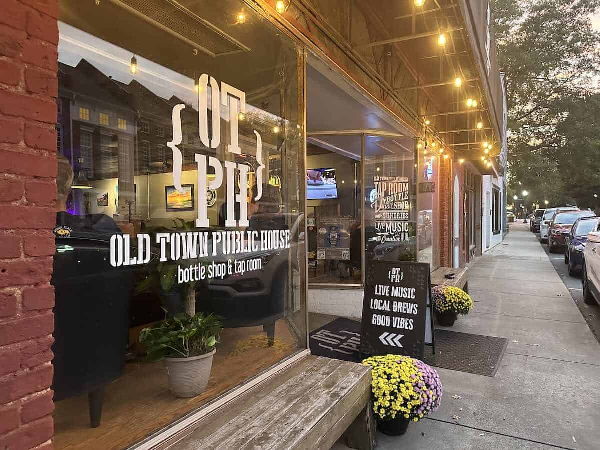 Exterior of Old Town Public House