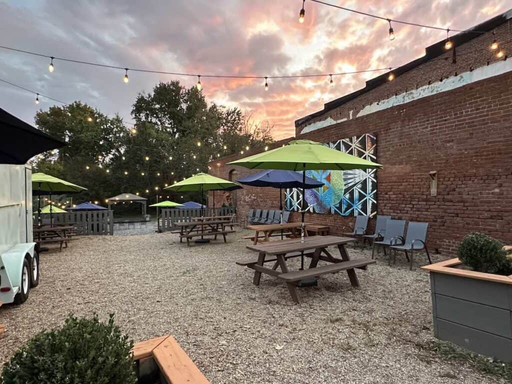 Patio at Old Town Public House