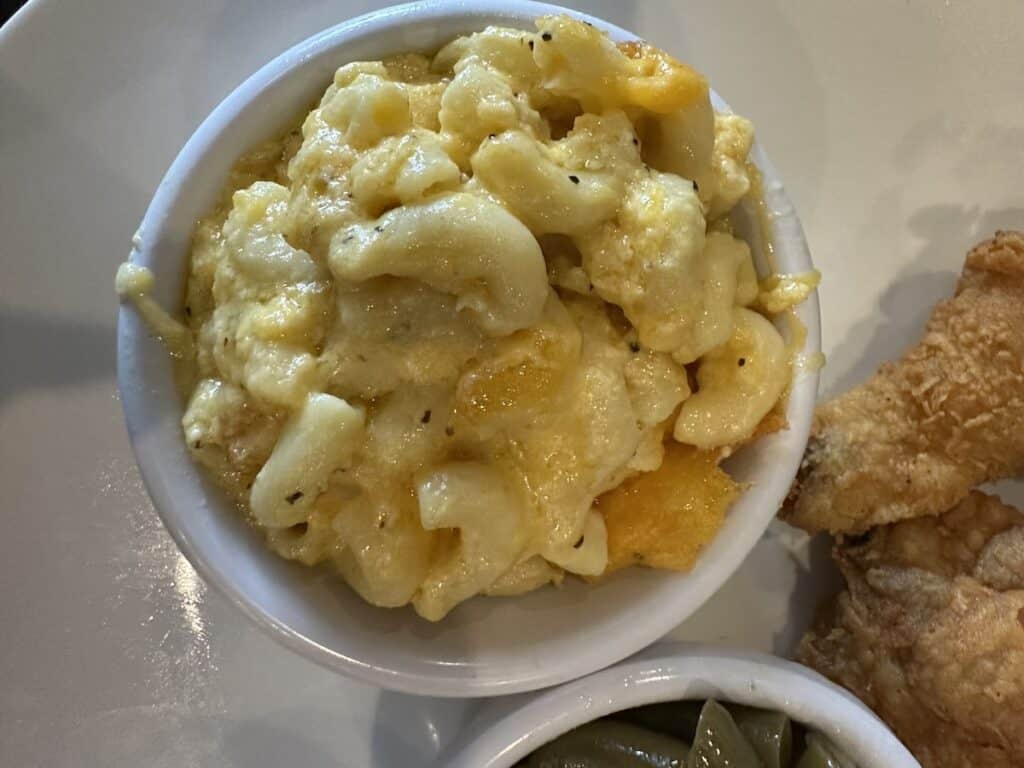 Mac & Cheese at Mr. Charles Chicken and Fish, Charlotte