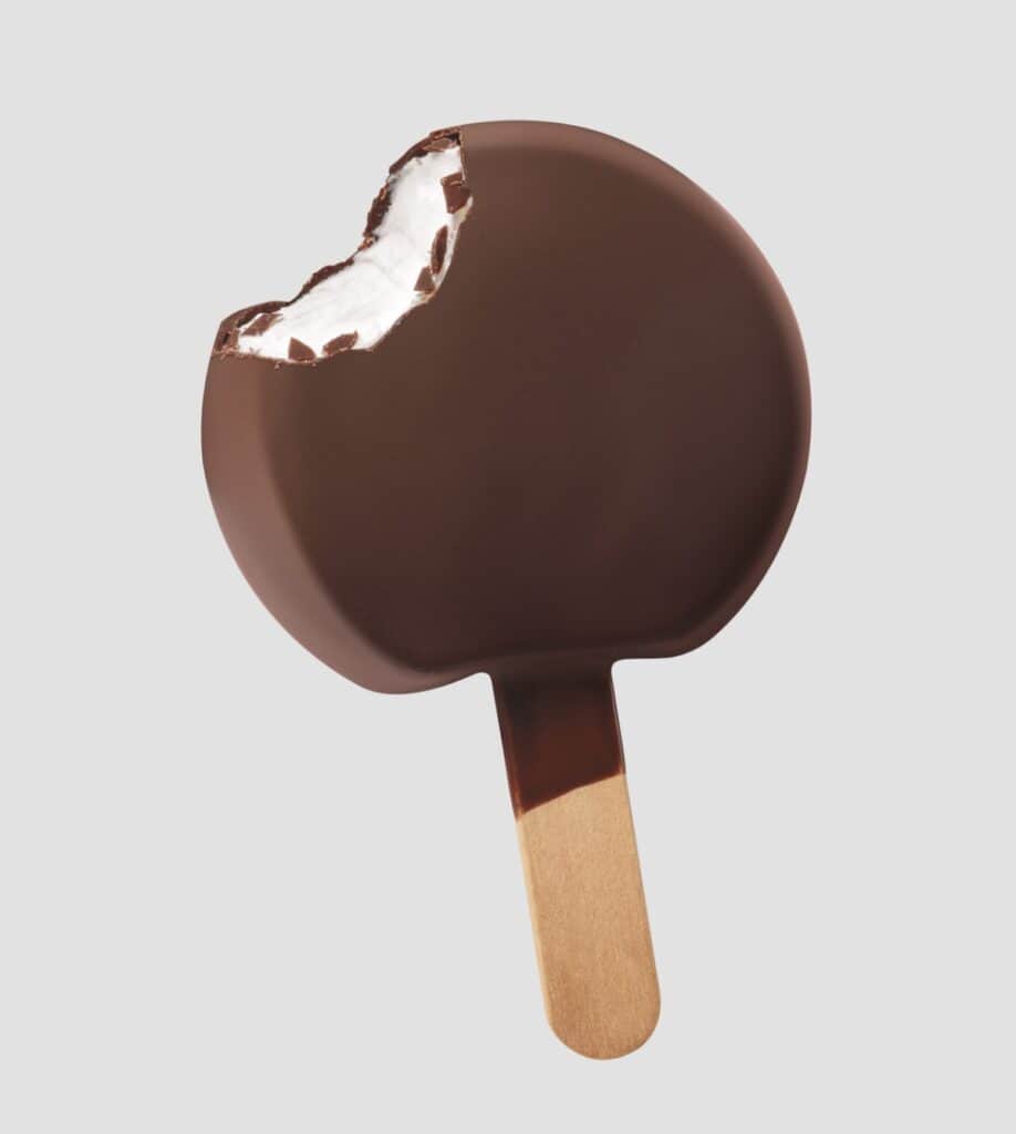 DQ Dilly Bar: vanilla soft serve dipped in chocolate