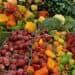 display of vegetables at Charlotte Regional Farmers Market