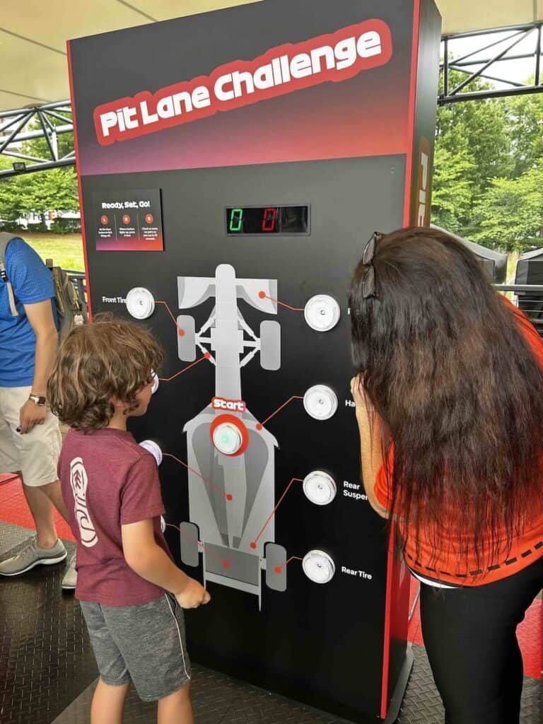 Pit Lane Challenge at Lego Formula 1 event