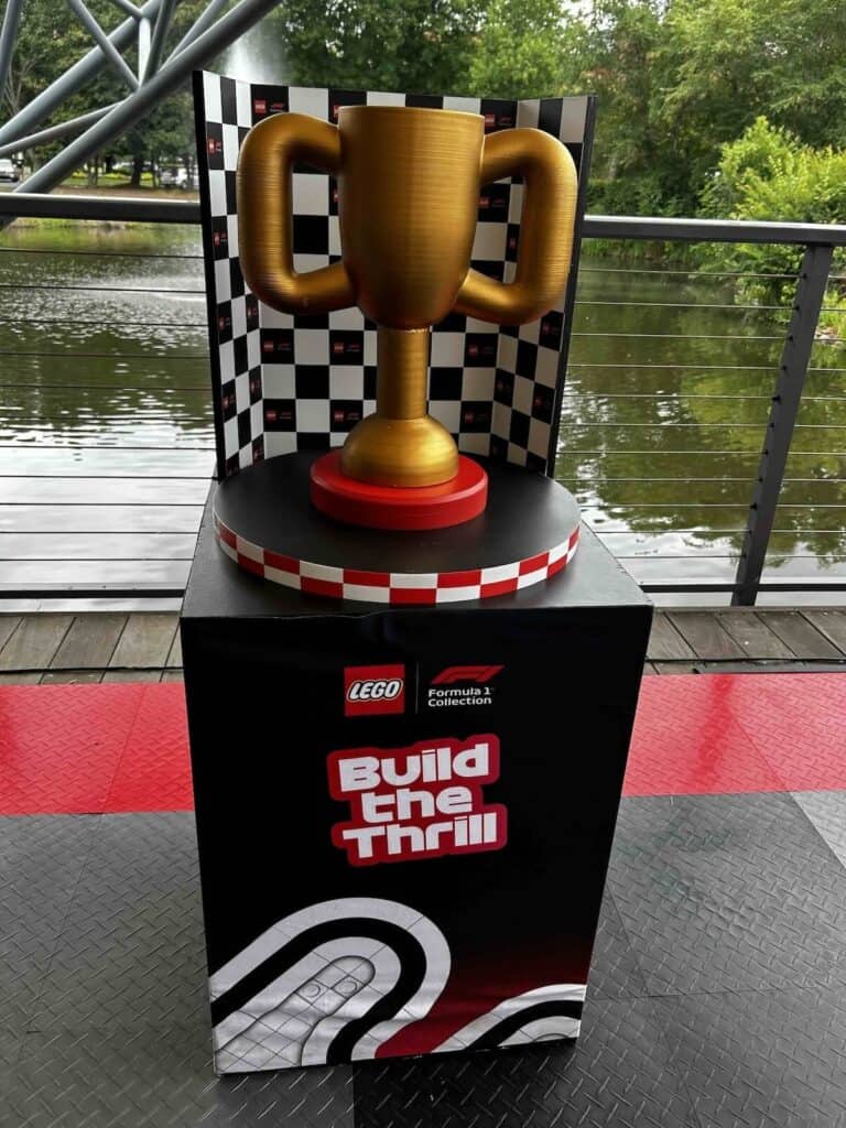 Trophy at Lego Formula 1