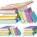 Illustration of stacks of books