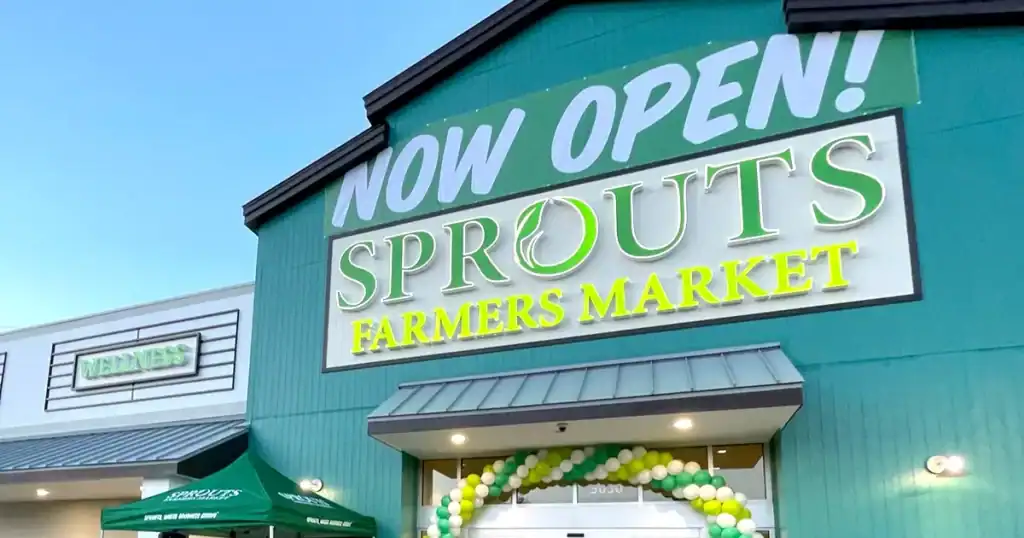 front of Sprouts farmers market