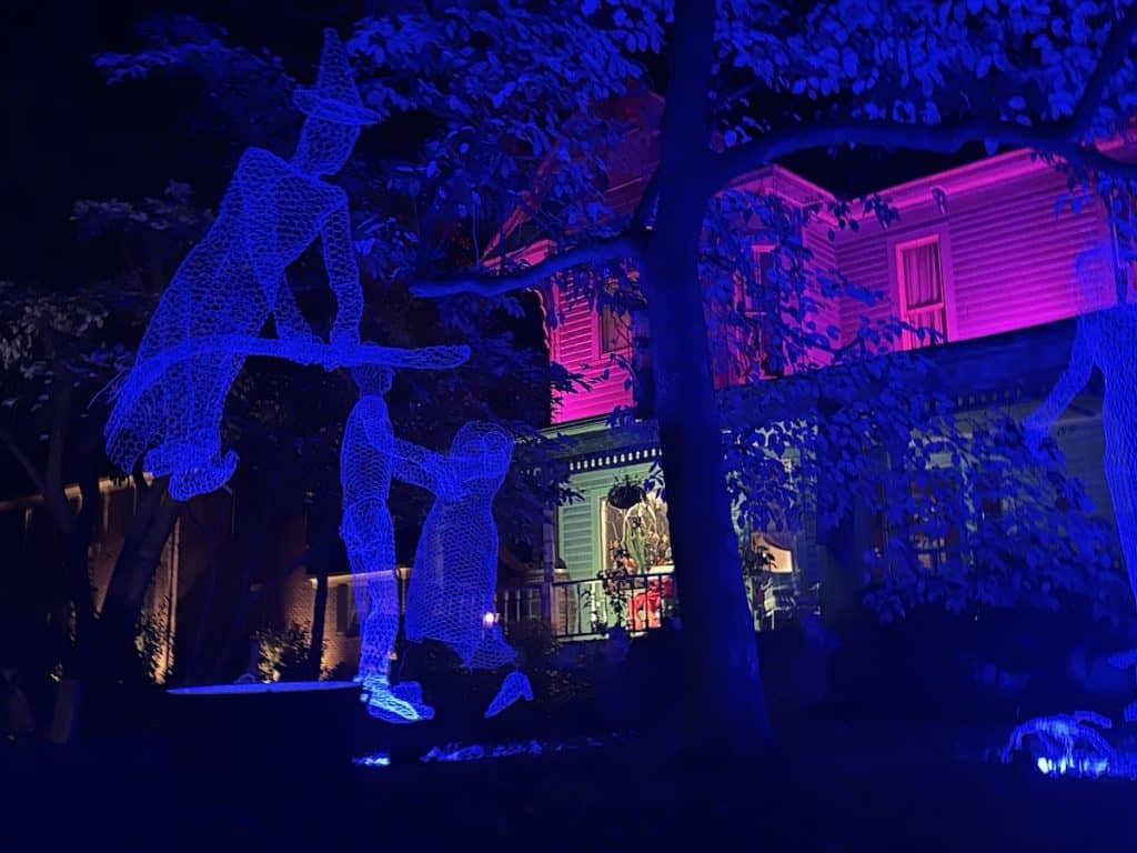 Halloween sculptures