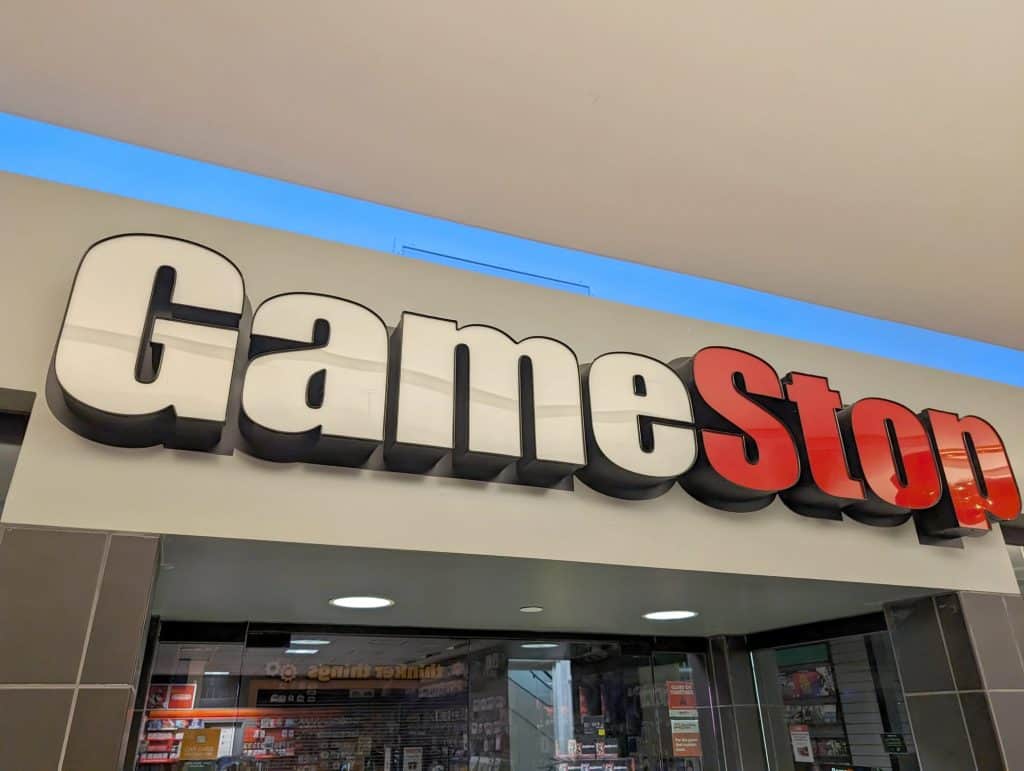 GameStop sign