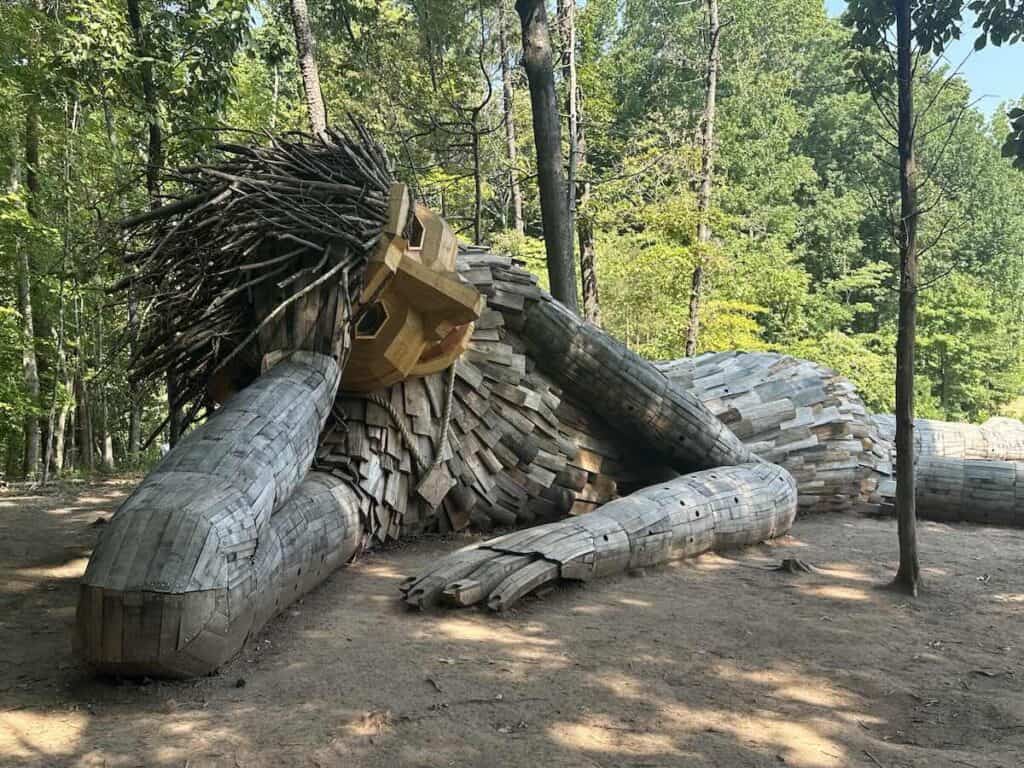 Big Pete with the Big Feet -- Dambo Troll in Charlotte 
