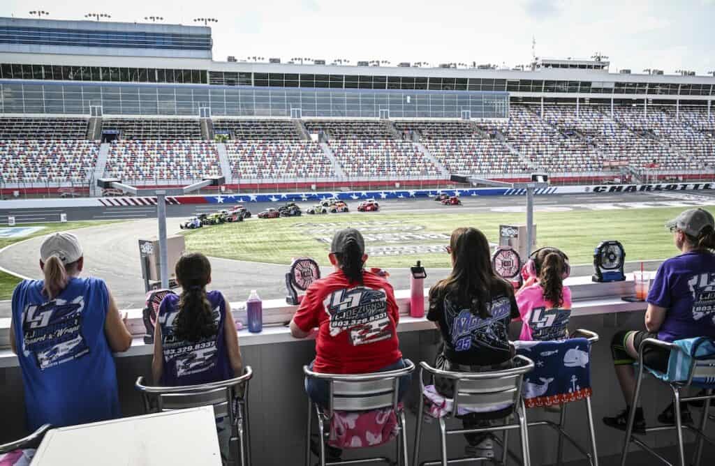 Fans watching Summer Shootout