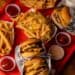 2 burgers and fixings