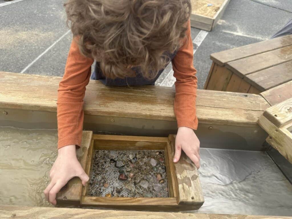 panning for gems