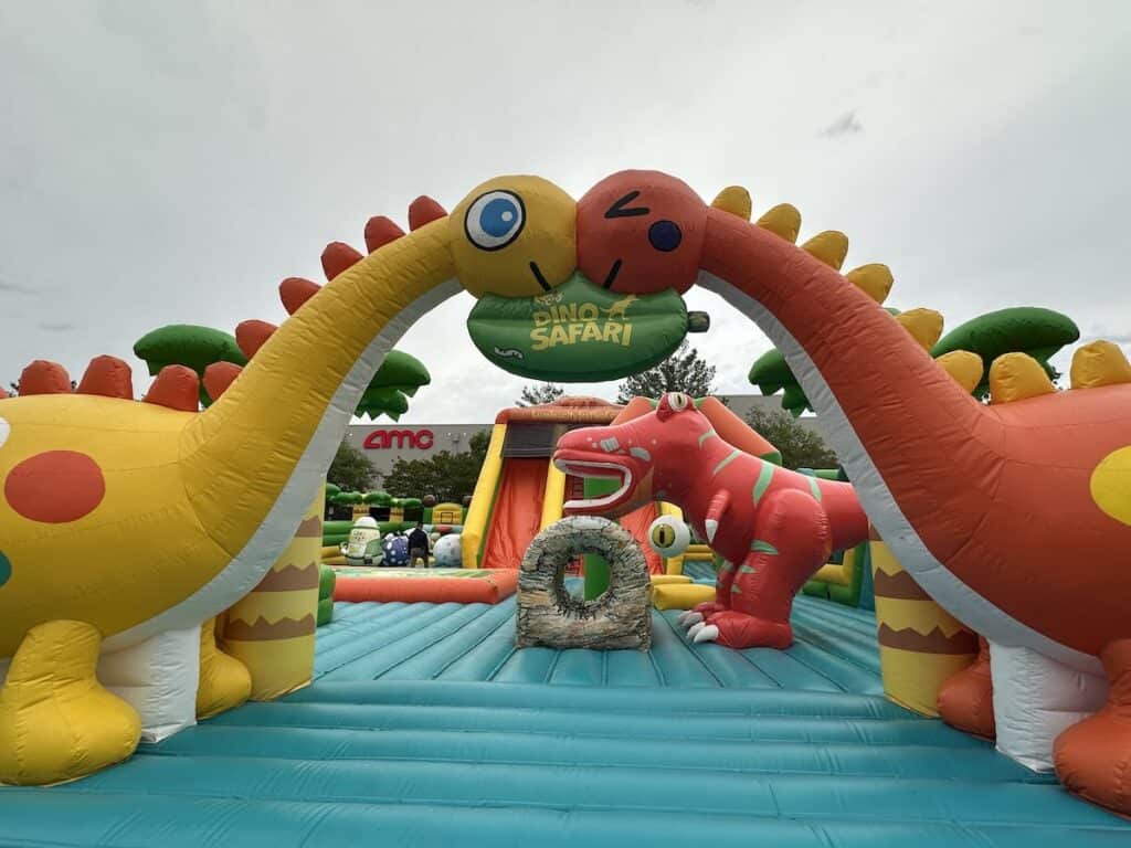Inflatables at Dino Safari