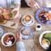 people eating brunch