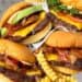 Burgers and fries