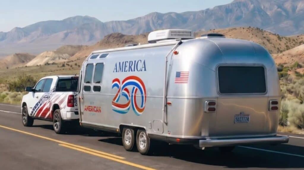 American 250 vehicle