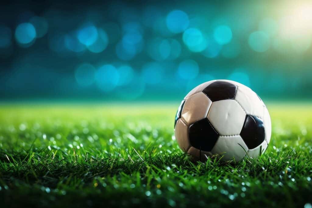 soccer ball on field