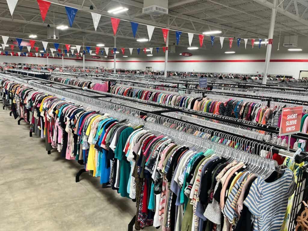 racks of tops
