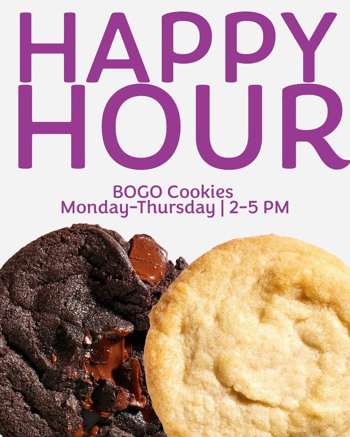 Insomnia Cookies offers buy-one-get-one free Happy Hour special for limited time