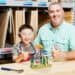 boy and man and paw patrol project