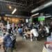 interior of town brewing