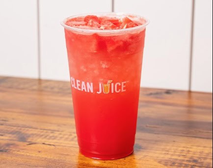 Clean juice red drink