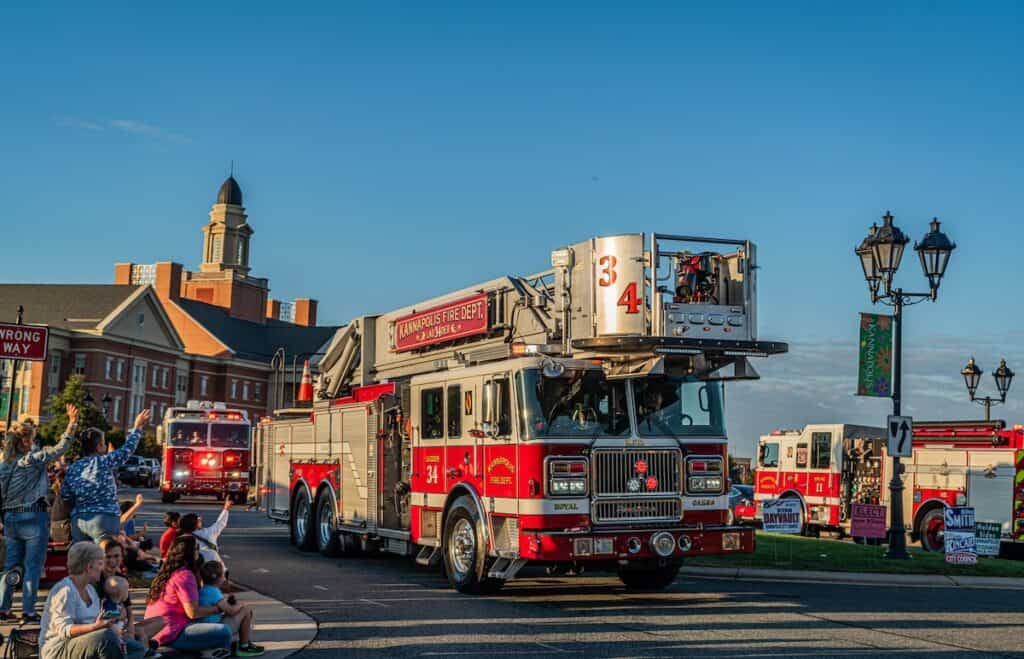 Fire truck parade