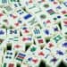 Mahjong Tiles Randomly Lay on the Mahjong Table