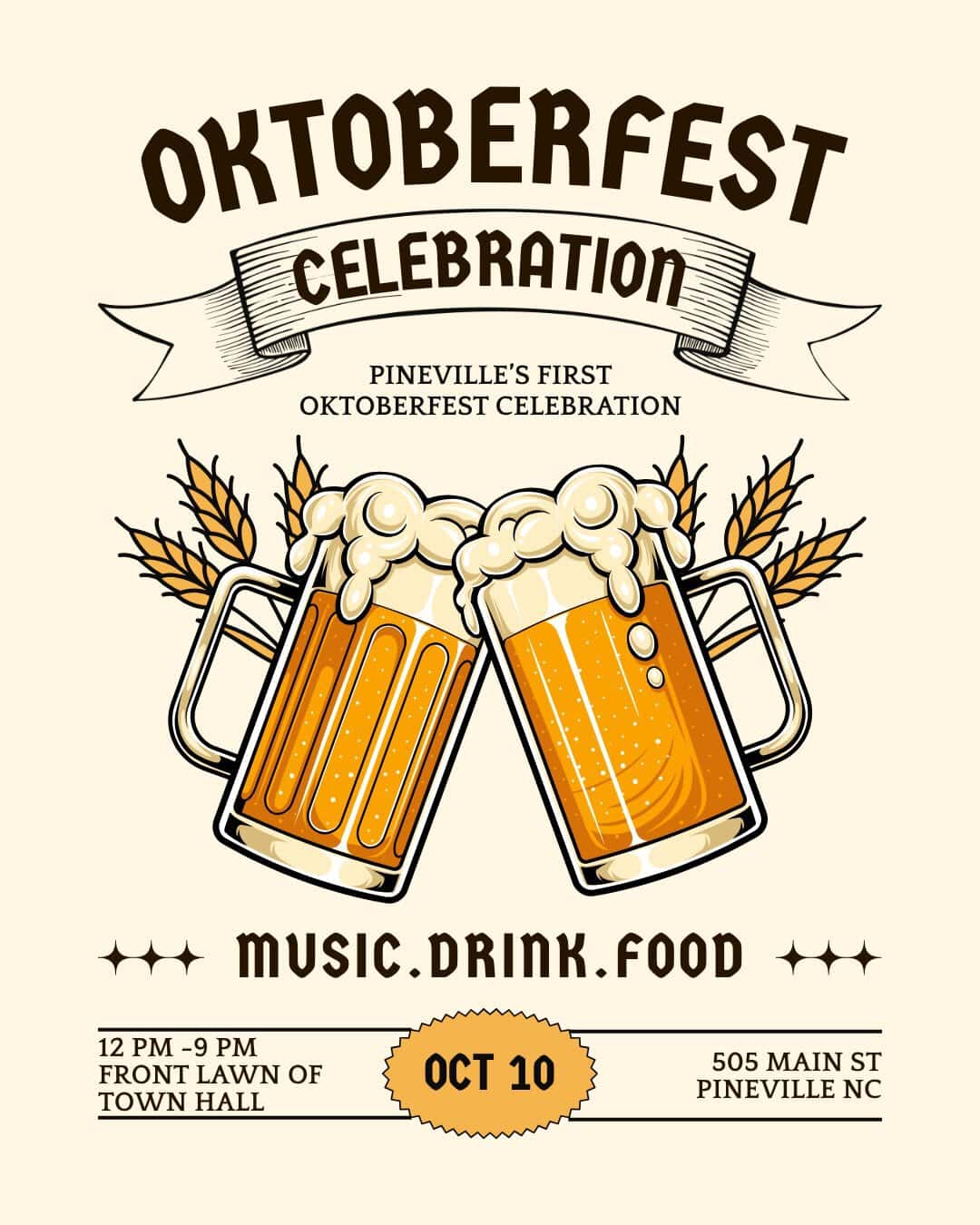 Oktoberfest in Pineville Oct. 10