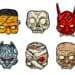 Assortment of Halloween masks