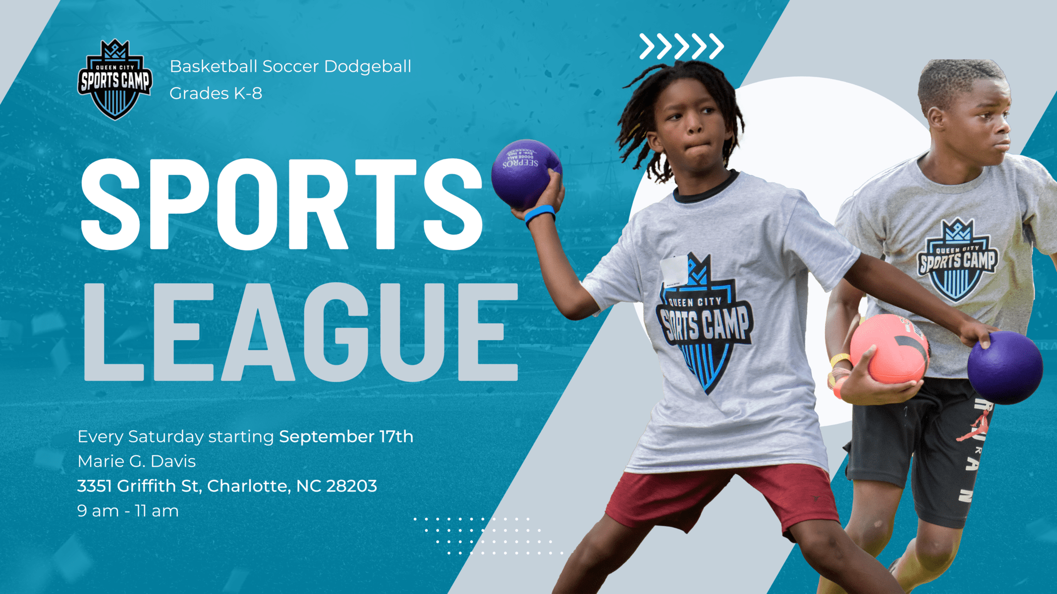 Queen City Sports Camp - free sports camp - Charlotte On The Cheap